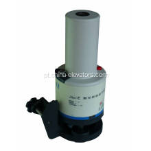 Detector a laser para verticalidade do trilho da guia do elevador